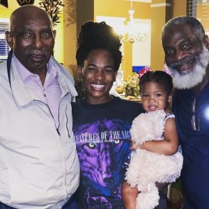 Myron Golden with his Dad, Daughter & Grand-daughter