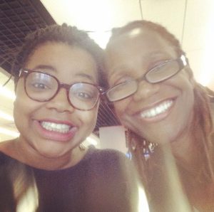 Gabriella Karefa–Johnson with her mother