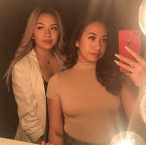 Mai Pham with her sister Hien Pham