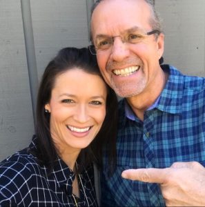 Morgan Petty with her husband Kyle Petty