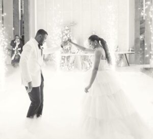 Stephanie Ike's wedding photo