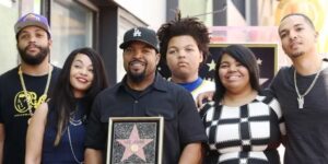 Karima Jackson with her siblings