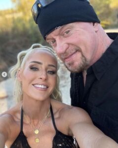 The Undertaker with his third wife, Michelle McCool