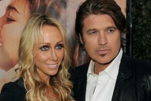 Tish Cyrus with her ex-husband Baxter Neal Helson