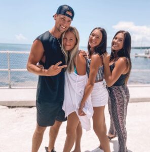 Allie Schnacky with her brother and sisters