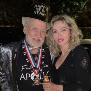 Buzz Aldrin and Anca Faur