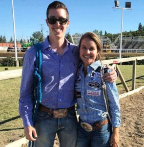 Hailey Kinsel with her brother