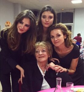 Ines Tazi with her grand-mother, mother and sister