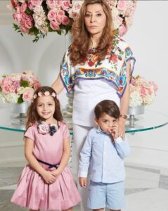 Mandana Bolourchi's mother and kids