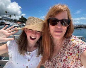 Amy Bruni with her daughter