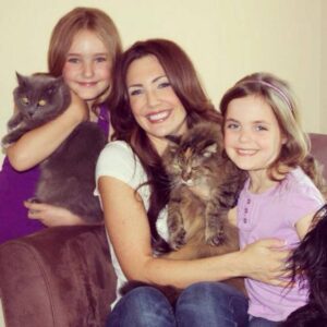 Meisha Johnson with her daughters