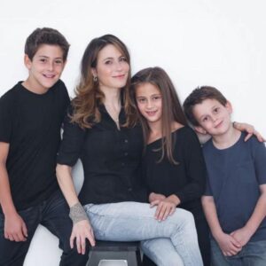 Danya Perry with her children