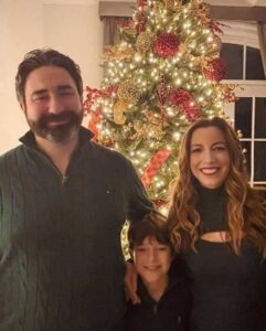 Kristy Greenberg with her family