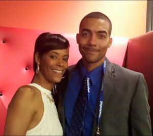 Sonnie Johnson with her husband